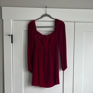 Reformation Ruby Velvet Dress